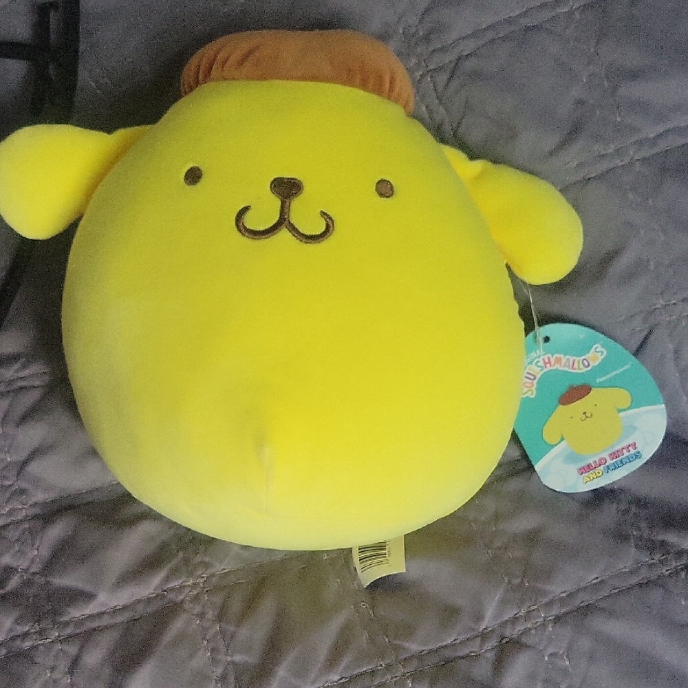 Squishmallows Yellow Plush with Brown Hat